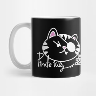 Pirate Kitty! (White) Mug